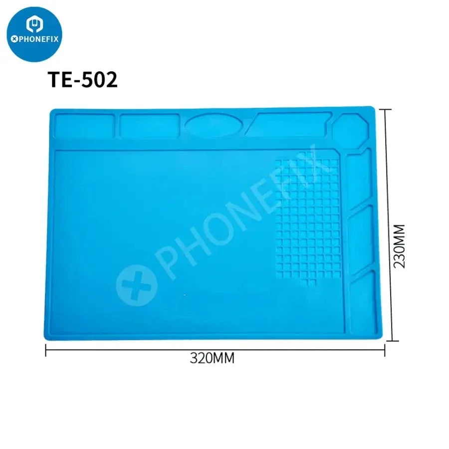 Tapete de soldadura de silicona ESD - Alfombrilla de trabajo antiestática resistente al calor para reparación de productos electrónicos y PCB
