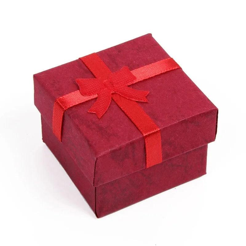 12PCS Fashion Jewelry Gift Boxes – Multi-Color Earring & Ring Packaging Boxes | Elegant Jewelry Holder for Gifts, Retail & Wholesale