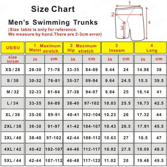 Men's Swim Jammers – Quick-Dry Elastic Swimming Trunks for Beach, Surfing, Diving & Athletic Training