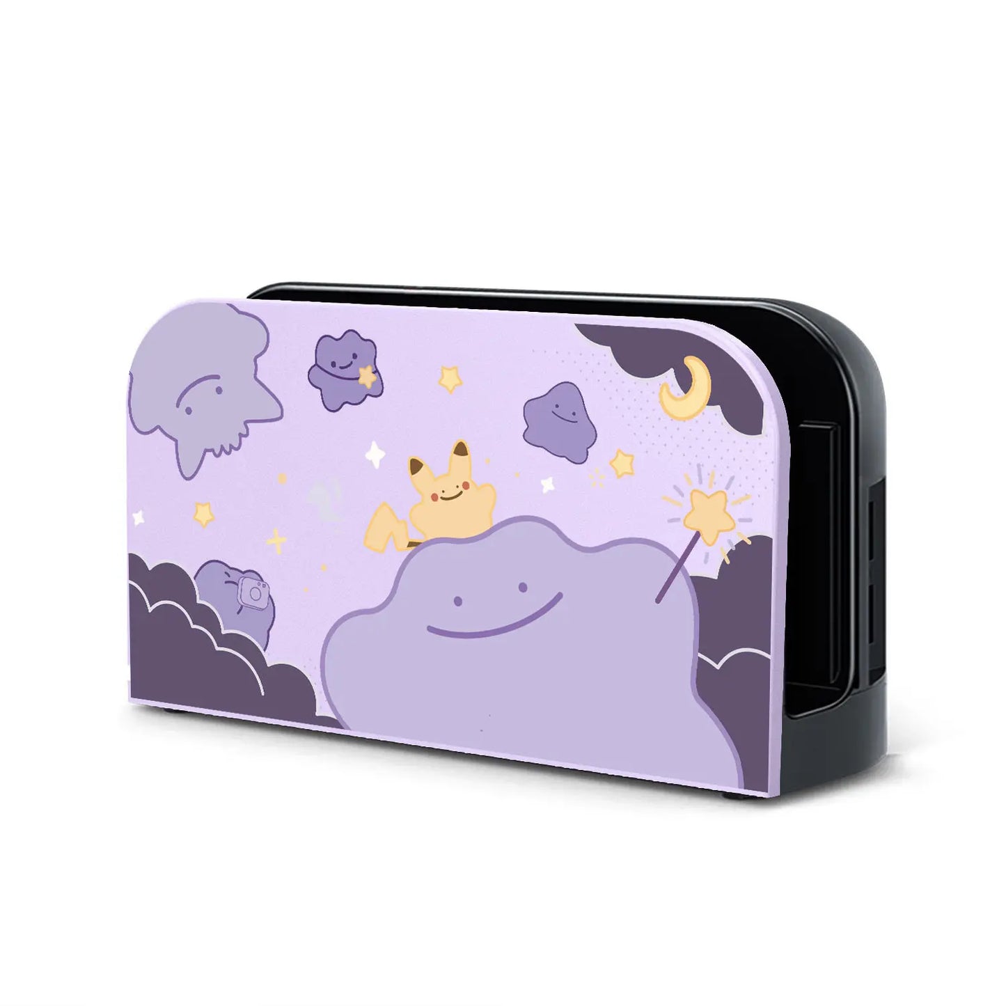 Funda protectora para Pokémon Switch 2 – Carcasa rígida mate de Ditto para accesorios de consola portátil Joy-Con de NS2