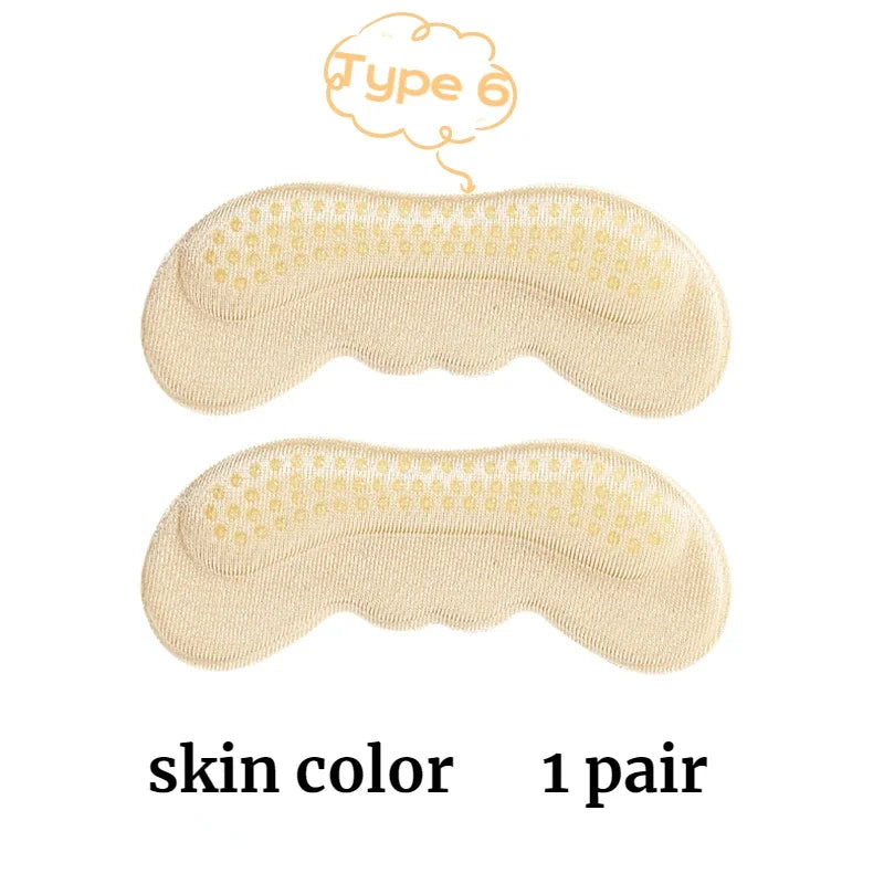 2PCS Invisible Silicone Gel Heel Pads – Adhesive Back Heel Protector Patches for Shoes, Cushioned Foot Care & Comfort Inserts