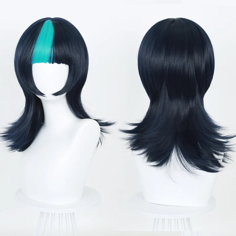 So-ki Ro-ro Inspired Synthetic Cosplay Wig – Medium Straight with Realistic Scalp Top (Party/Daily Costume Wig)