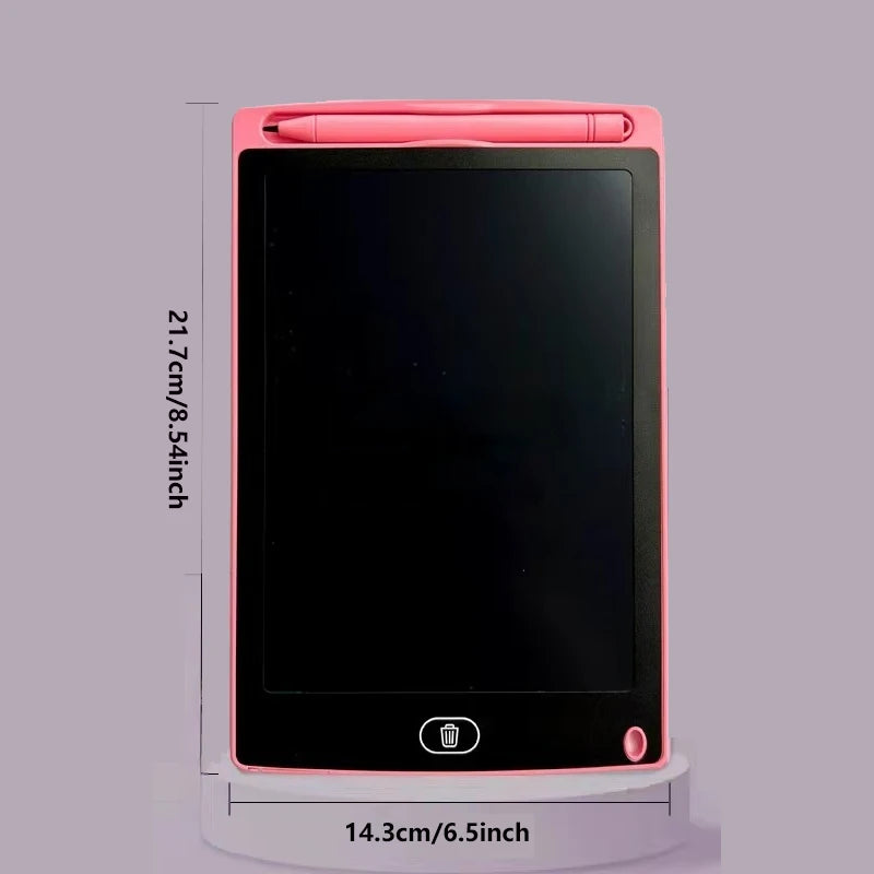 Tablette d'écriture LCD pour enfants – Planche à dessin électronique réutilisable 6,5/8,5/10/12 pouces, Pad d'apprentissage de protection des yeux avec fonction de verrouillage et d'effacement, cadeau éducatif pour enfants