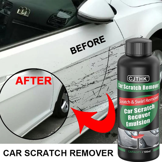 Remueve Arañazos y Pulimento para Coche – Reparador de Pintura, Eliminador de Remolinos y Cera Antirrayaduras