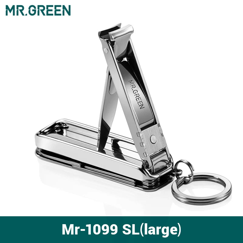 MR.GREEN Cortaúñas multifunción 6 en 1 de acero inoxidable – Lima de uñas, tijeras, abridor de botellas y herramienta de aseo