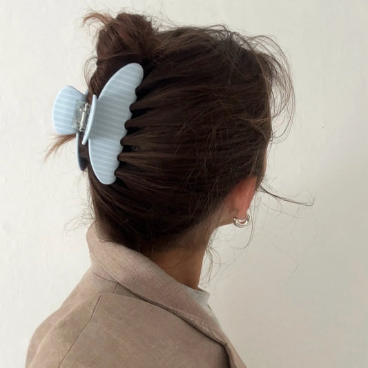 Pinzas grandes para el pelo – Pinzas antideslizantes de sujeción fuerte con estampado de cuadros y lunares retro para mujeres y niñas | Accesorios de moda para el día a día