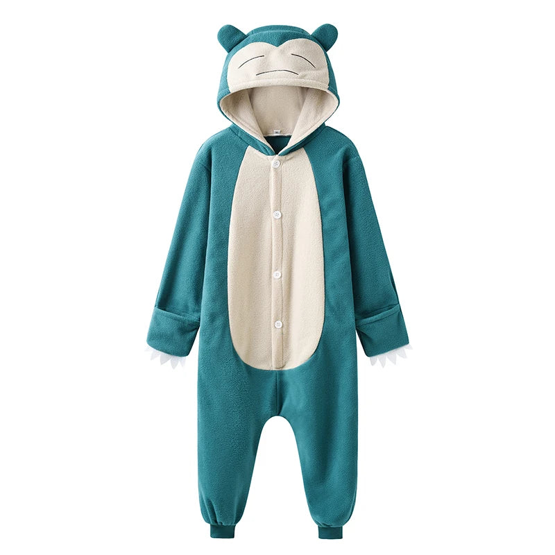 Kids Kigurumi Cosplay Costume – Full Body Onesie Pajamas Sleepwear for Boys & Girls, Halloween, Christmas & Dress-Up Gift Outfit