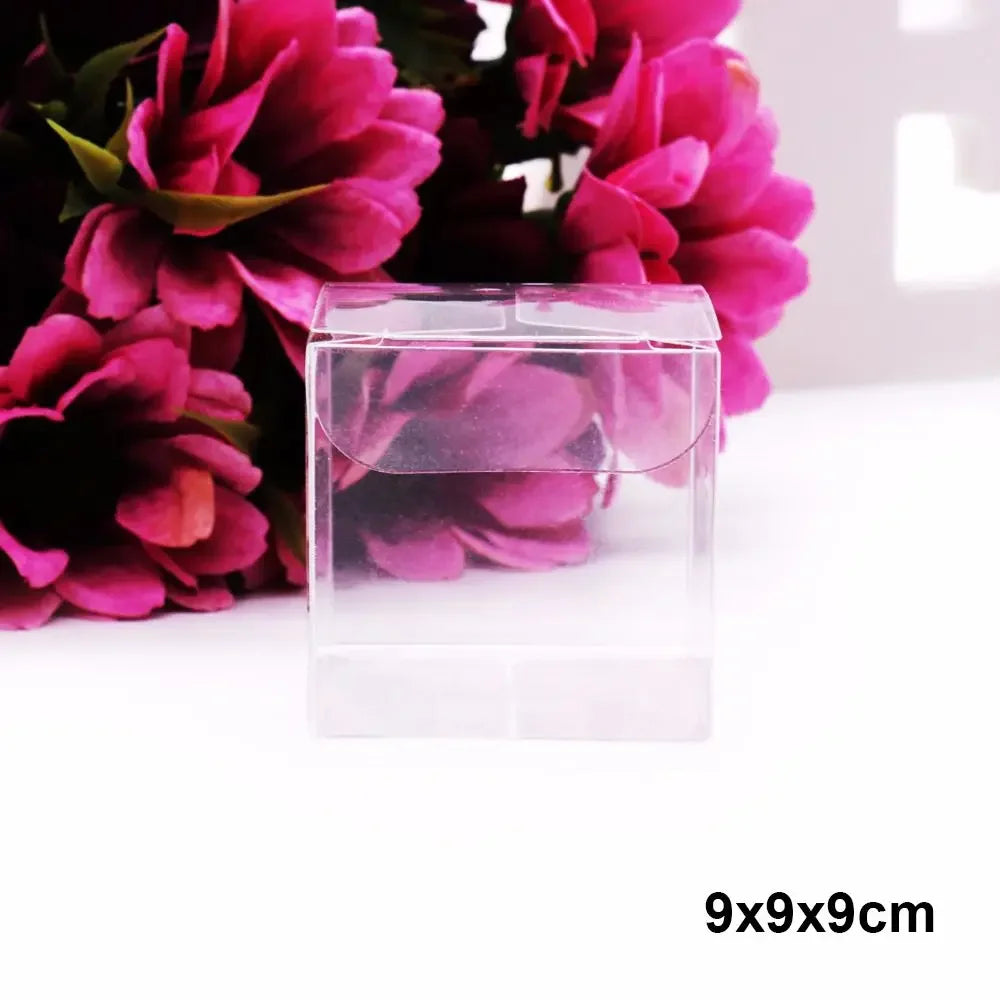 Boîtes-cadeaux transparentes pour bonbons et chocolats pour dragées de mariage, biscuits, friandises et emballages d'événements