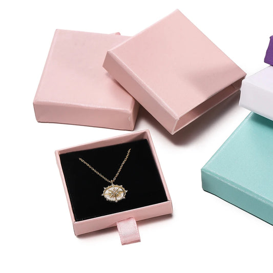Caja de Regalo Creativa con Cajón para Joyas – Anillos, Collares, Pendientes y Pulseras – Estuche de Lujo para Exhibición y Empaque de Joyería