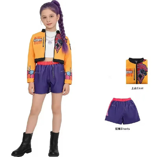 Disfraz de Cosplay para Niños – Traje de Dibujos Animados para Actuaciones Teatrales para Niñas, Ropa para Fiestas de Disfraces de Películas (Edades 3–12 Años)