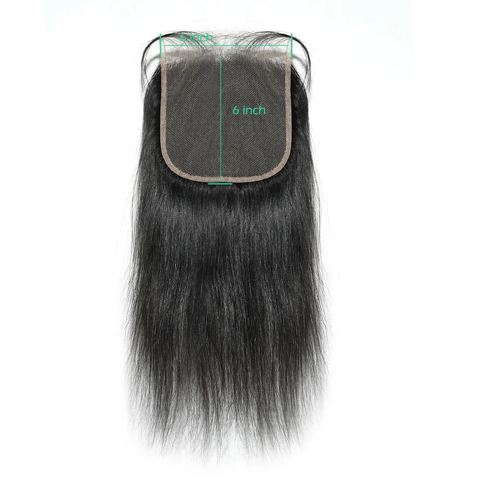 24/26 pulgadas de cabello humano brasileño liso para frontal de encaje – Cierre frontal de encaje transparente HD de 13x6 pre-arrancado | Extensión de cabello natural Remy