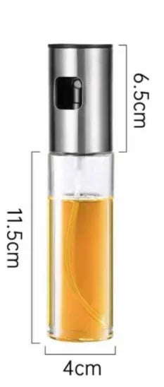 100ML 304 Stainless Steel Oil Sprayer – BBQ Olive Oil & Vinegar Spray Bottle for Kitchen Cooking and Grilling