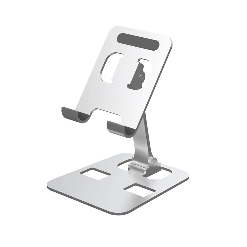 Support pliable universel en alliage d'aluminium pour téléphone et tablette – Support de bureau réglable pour appareils mobiles, accessoires de bureau et aménagement de bureau