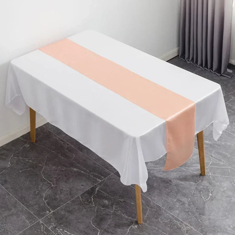 Luxury Satin Table Runner – Modern Elegant Pattern Table Decoration for Wedding, Birthday Party, Hotel, Banquet & Events