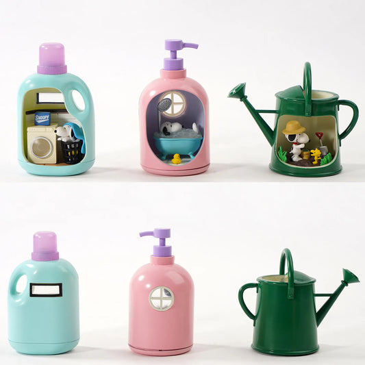 Re-Ment Snoopy Life in a Bottle Caja Sorpresa – Figura de Anime de Colección Modelo de Juguete y Adorno de Exhibición
