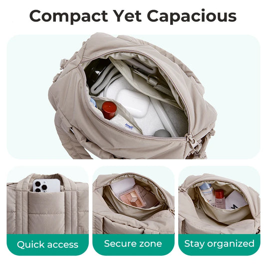 Sac bandoulière hobo BAGSMART pour femme – Grande capacité, décontracté, pour les voyages et l'usage quotidien