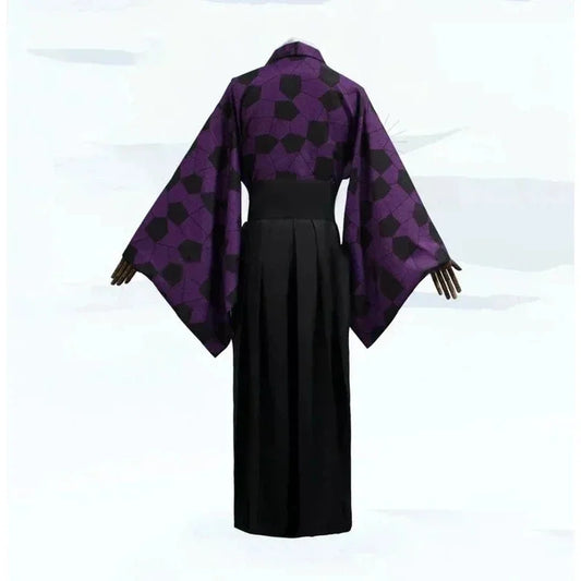Ensemble de costume de cosplay – Perruque et autocollants de tatouage d'anime pour tenue de carnaval d'Halloween
