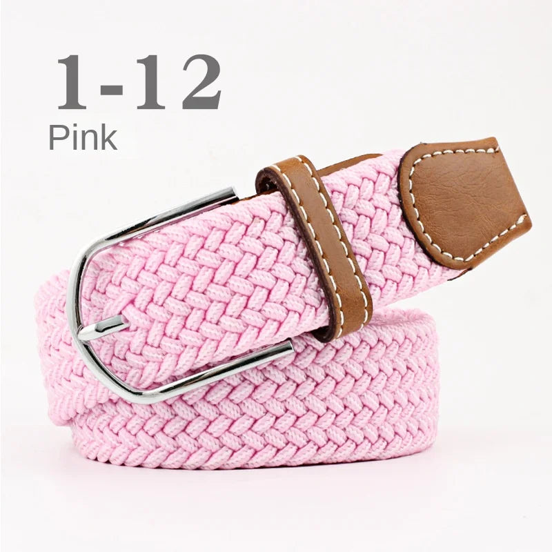 Unisex Canvas Belt Adjustable Nylon Waist Belt for Jeans, Casual & Outdoor Wear (107/120cm)