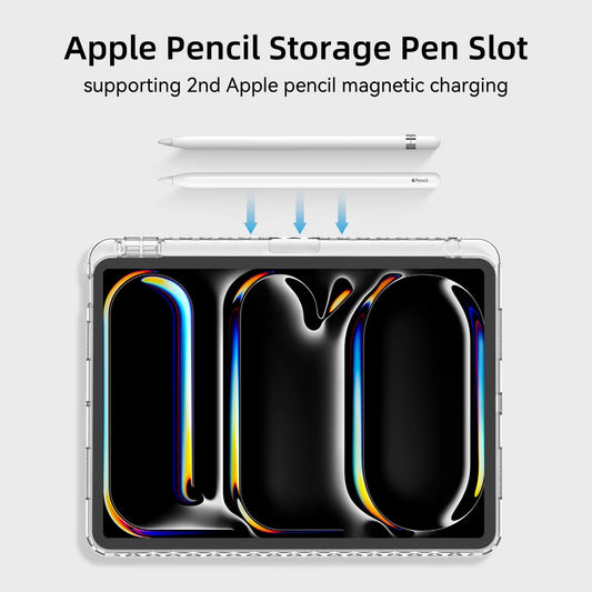 Funda para iPad con Soporte para Lápiz para iPad Air 6/5, iPad Pro 11/12.9/13, iPad 10.ª Generación, 10.2, 9.7 y iPad Mini 7/6 – Funda Protectora Inteligente