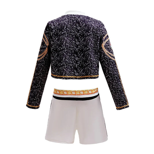 Disfraz de Cantante Cosplay para Niña – Uniforme de Moda para Actuaciones Escénicas para Niñas, Atuendo para Espectáculos y Fiestas (Primavera/Verano 2026)