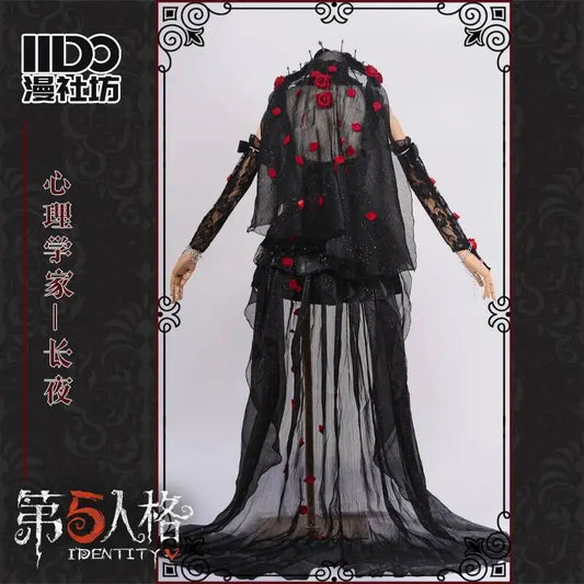 Identity V Psiquiatra Emily (Paciente de la Noche Eterna) Disfraz de Cosplay – Traje de Vestido de Juego de la Serie de Trajes de Fiesta de Halloween para Eventos de Juegos de Rol y Convenciones
