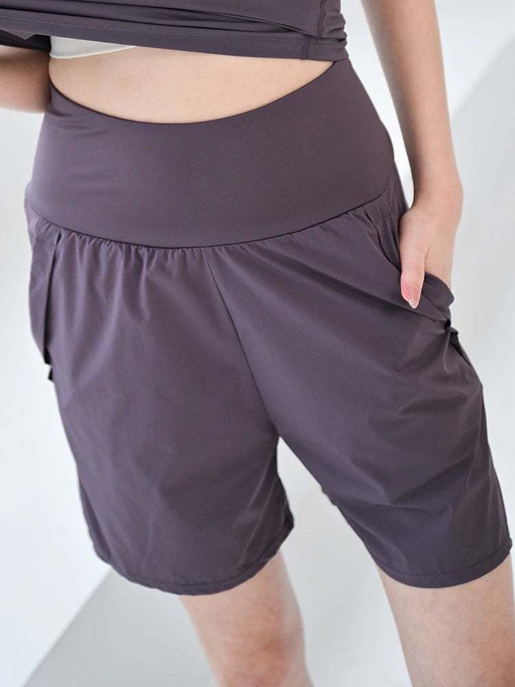 2025 Women's High-Waist A-Line Capri Shorts – Loose-Fit Wide-Leg Summer Casual Pants, Lightweight Comfortable Women's Bottoms