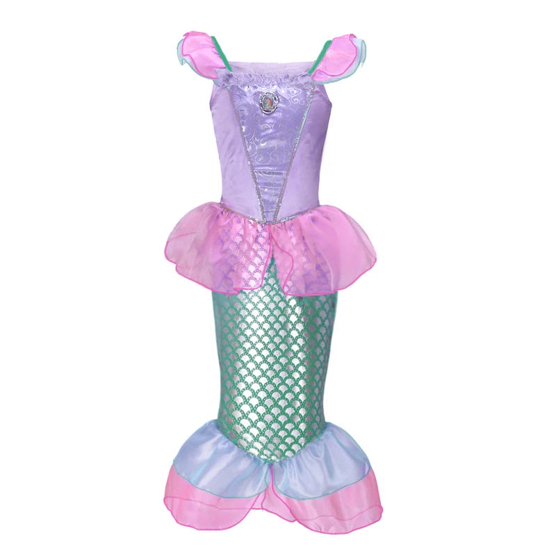Vestido de disfraz de princesa para niña – Traje de fiesta de cuento de hadas para Halloween, carnaval y regalos de cumpleaños