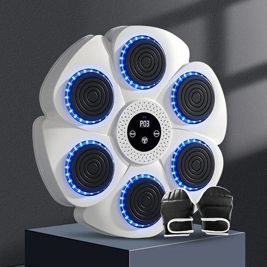 Máquina de Boxeo Musical Inteligente – Entrenador Interactivo de Boxeo de Pared para Adultos y Niños, Fitness en Casa, Entrenamiento de Reacción y Ejercicios