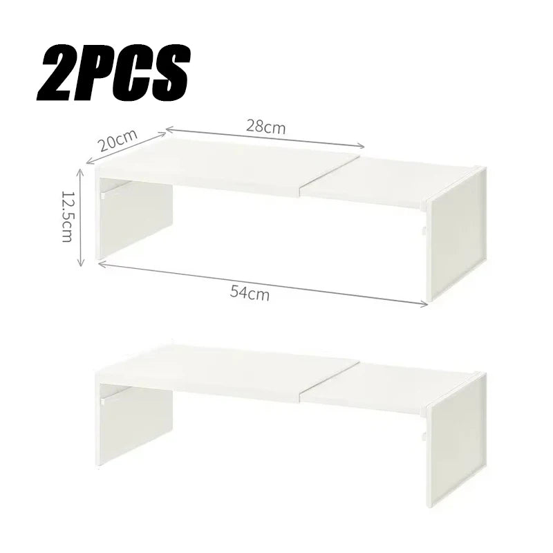 Estante Organizador Expandible para Gabinete de Cocina – Estante Ajustable para Especias y Platos
