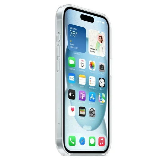 Funda magnética transparente para iPhone 17 Air, 16, 15, 14, 13, 12, 11 Pro Max, Mini, XS y XR – Cubierta protectora de silicona transparente compatible con MagSafe