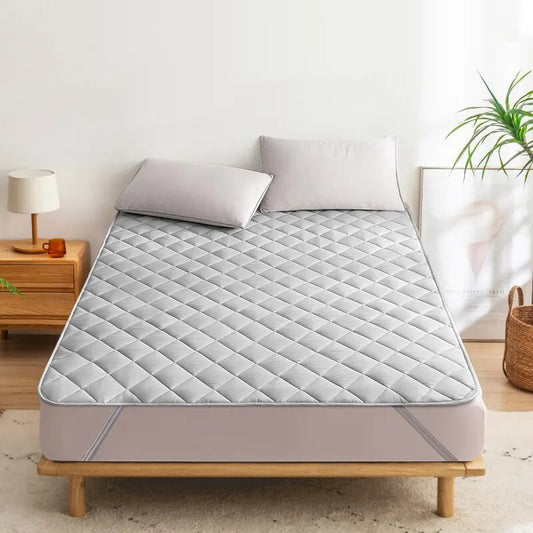 Protector de colchón impermeable - Funda de colchón lavable con faldón elástico ajustable para la protección de la cama