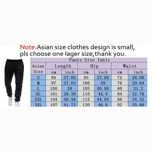 Men's Sports Jogger Pants – Casual Fitness Training Sweatpants for Autumn & Winter Everyday Wear