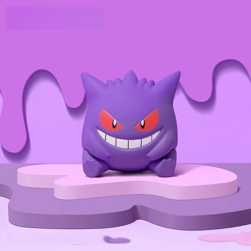 Pokémon Anime Poké Ball Action Figures – Mini Dolls (Dragonite, Sylveon, Gengar, Vulpix) Genuine Original Model Ornament Toy Gift