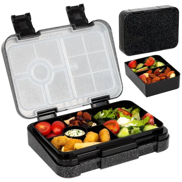 Fiambrera Bento para niños – Recipiente de comida portátil a prueba de fugas para la escuela, viajes y picnics, fiambrera para estudiantes apta para microondas para frutas, aperitivos y comidas
