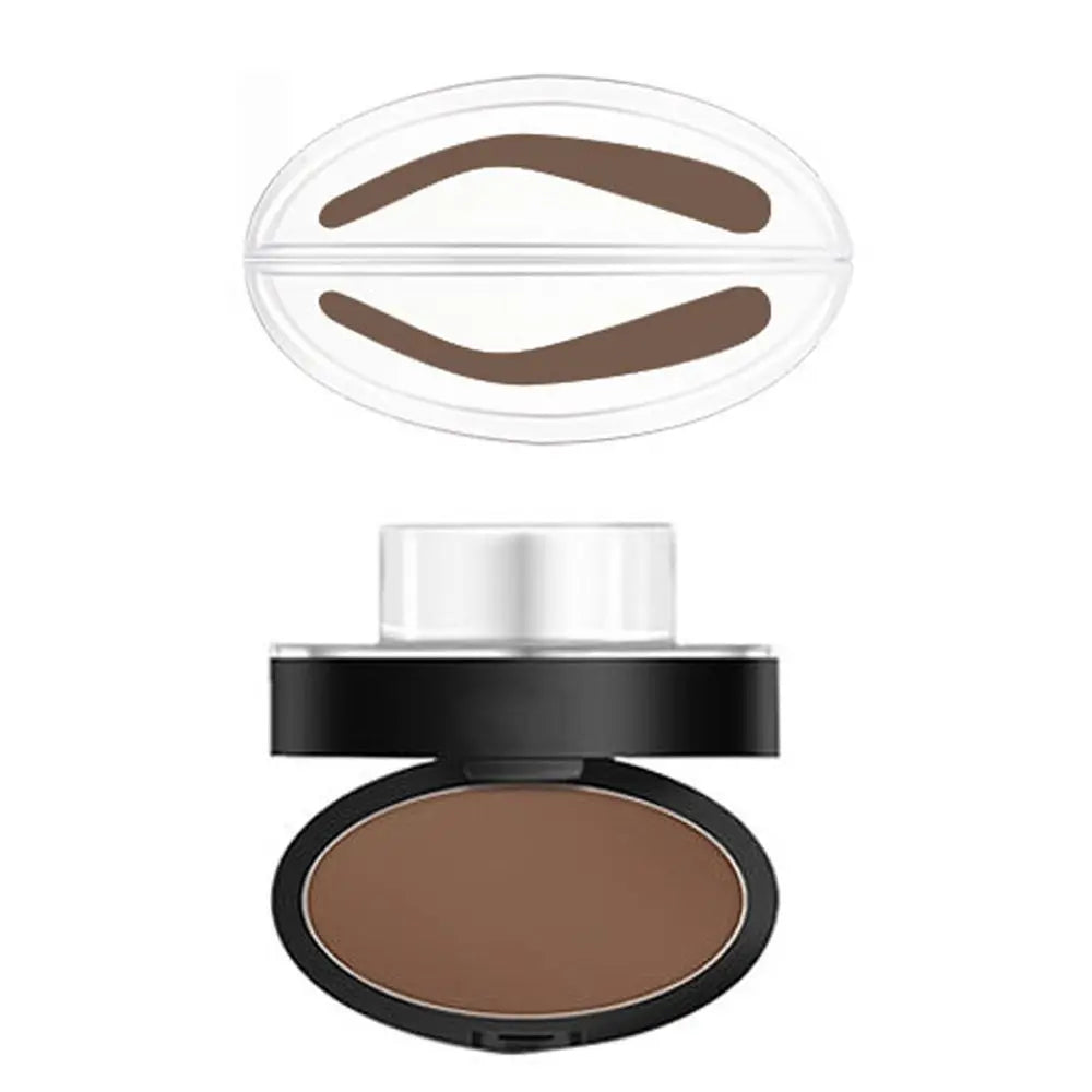 Kit de sello de cejas – Paleta de polvo y herramienta de maquillaje con tinte de cejas para cejas de forma perfecta