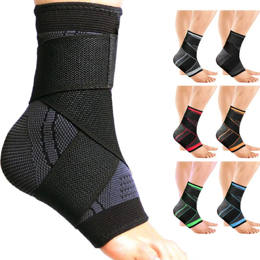 Tobillera de soporte ajustable – Correa de nailon de compresión para proteger el tobillo en running, fútbol, baloncesto, gimnasio y entrenamiento deportivo