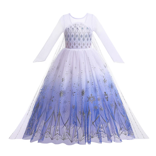 Girls’ Princess Cosplay Dress – Elsa, Anna & Rapunzel-Inspired Kids Costume for Halloween, Birthday Parties & Dress-Up Events