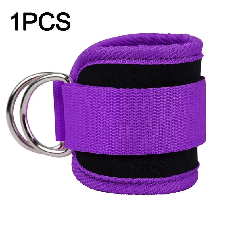 Juego de bandas de resistencia con tobilleras – Bandas elásticas de fitness con accesorios de tobillo para gimnasio, yoga, entrenamiento de fuerza y ejercicio en casa
