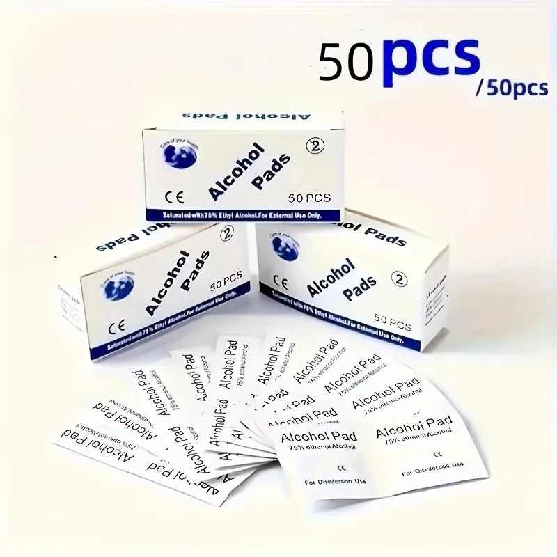 Toallitas desinfectantes portátiles con 75% de alcohol – Envasadas individualmente para teléfonos, vajillas, pasamanos públicos, uñas, inodoros y uso higiénico diario