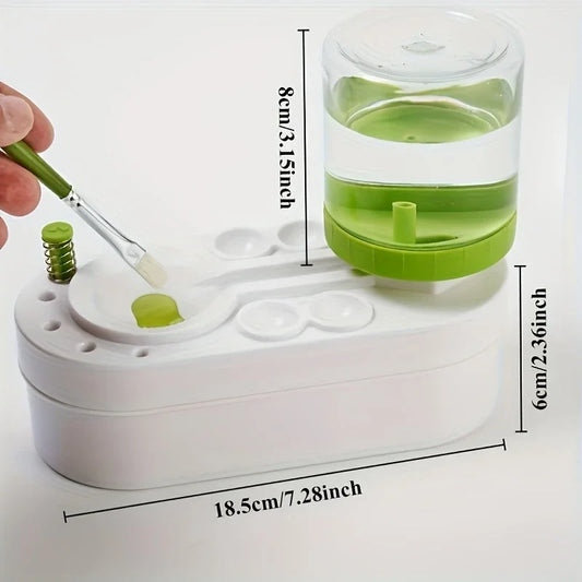Máquina de limpieza automática de pinceles – Sistema de lavado de pinceles con recirculación para artistas de acuarela, acrílico y óleo