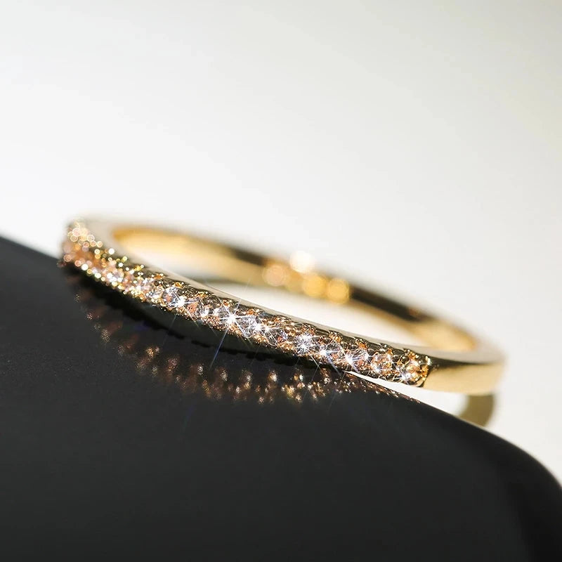 Anillos de compromiso de plata de ley 925 con cristales para mujeres y niñas, joyería de moda, regalo de San Valentín al por mayor