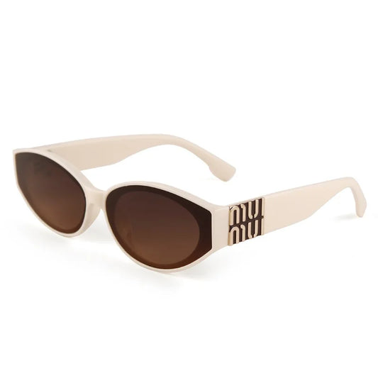 2025 Gafas de Sol Ovaladas de Lujo para Mujer Hombre Unisex Diseñador de Moda Lentes UV400 Tendencia Clásica