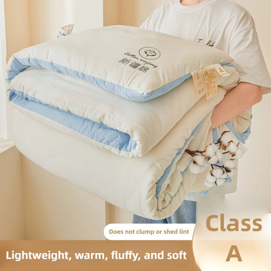 Edredón Relleno 100% Algodón – Suave, Ligero y Cálido Edredón de Invierno para Otoño y Ropa de Cama para Clima Frío
