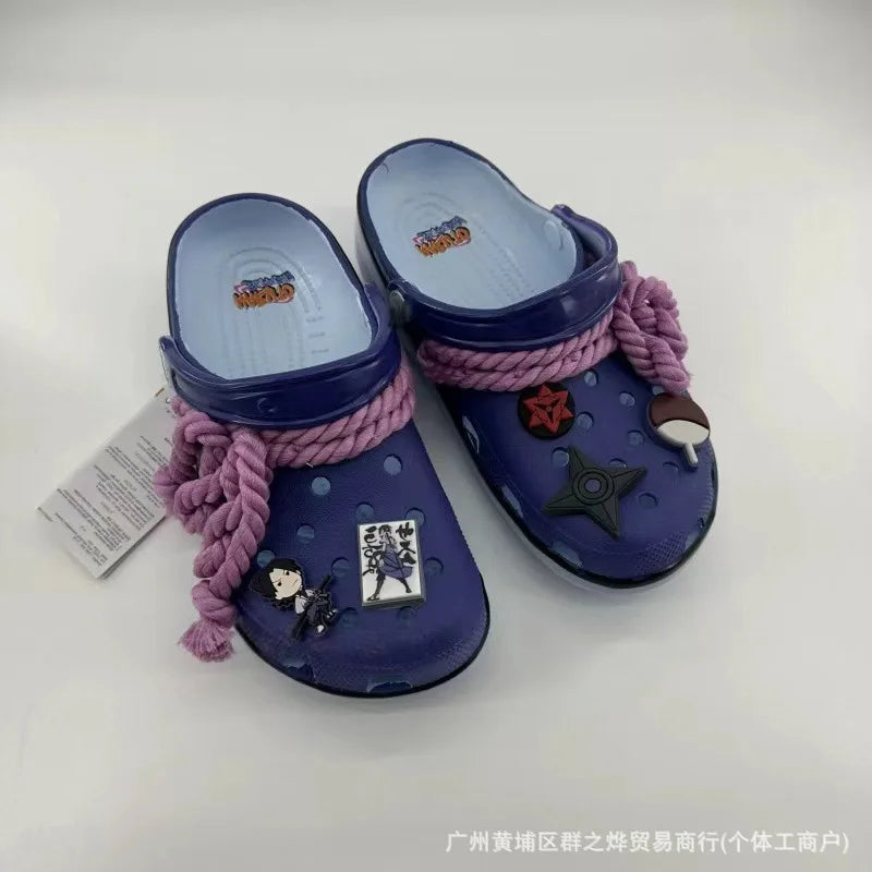 Naruto Uzumaki Anime Sabots EVA Étanche Antidérapants Sandales de Plage pour Hommes et Femmes