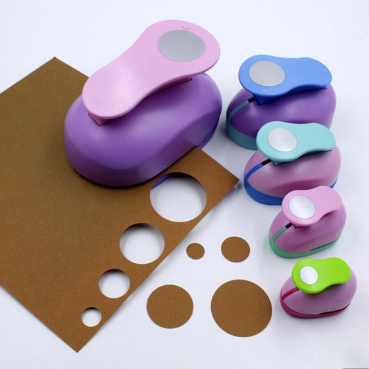 Perforadora circular – Herramienta ajustable para perforar papel con círculos de 1,5 cm a 7,5 cm para álbumes de recortes, manualidades, creación de tarjetas y proyectos de papelería