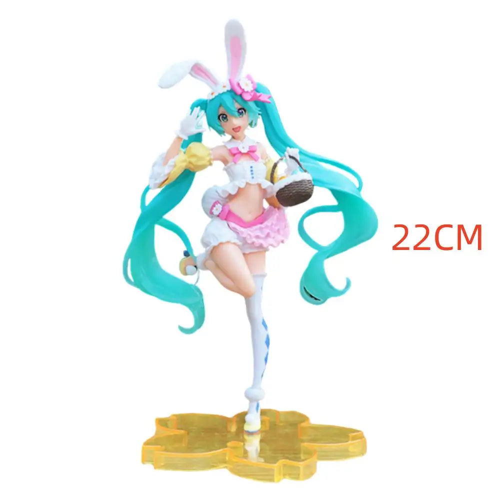 Hatsune Miku Anime Figure – Wedding Dress & Swimsuit Vocaloid PVC Action Figure Collectible Model Toy for Girls Gift