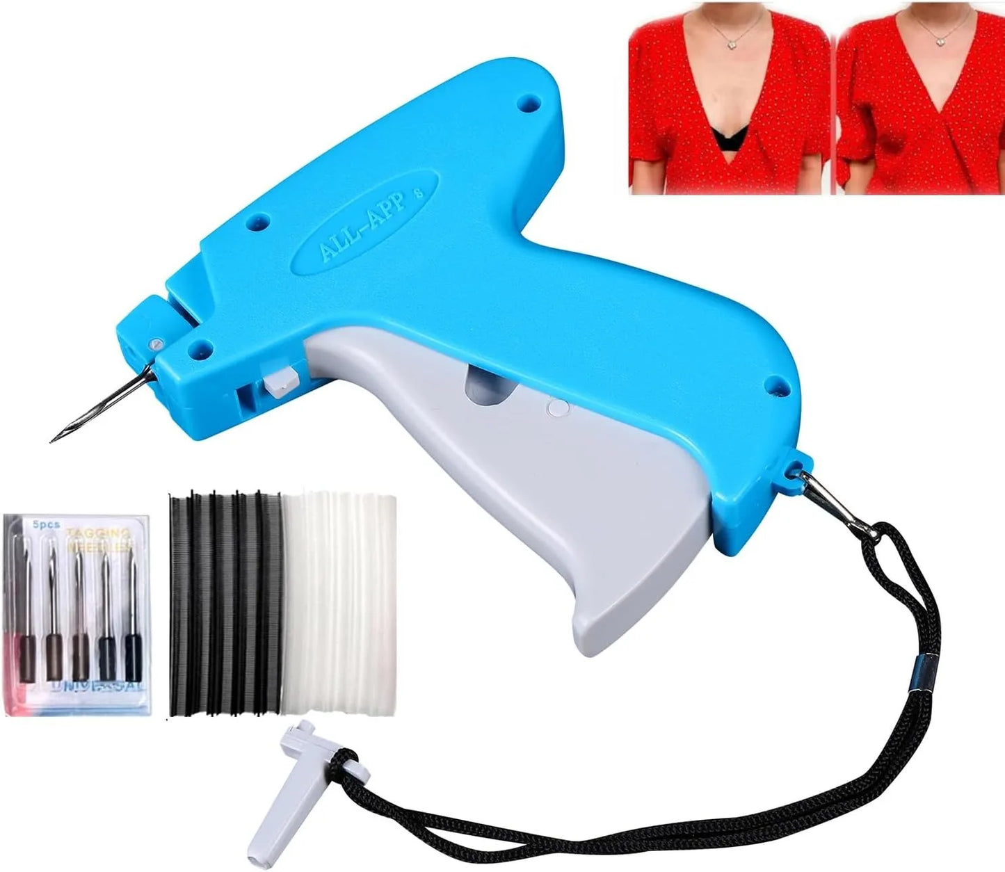 Mini Stitch Gun for Clothing Repair – Micro Stitch Tagging Gun, Quick Hemming Tool for Sewing, Quilting, Fabric Fixing & DIY Garment Alterations