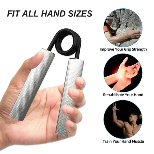 Entrenador de Fuerza de Agarre Ajustable de 50-300LBS – Ejercitador de Antebrazo de Metal para Entrenamiento de Fuerza de Muñeca, Mano y Agarre, Equipo de Gimnasio
