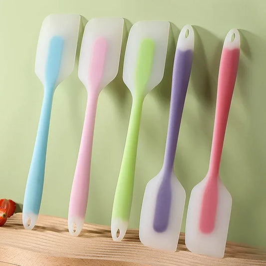 Espátula de silicona resistente al calor - Espátula mezcladora antiadherente para hornear, cocinar, mantequilla y crema