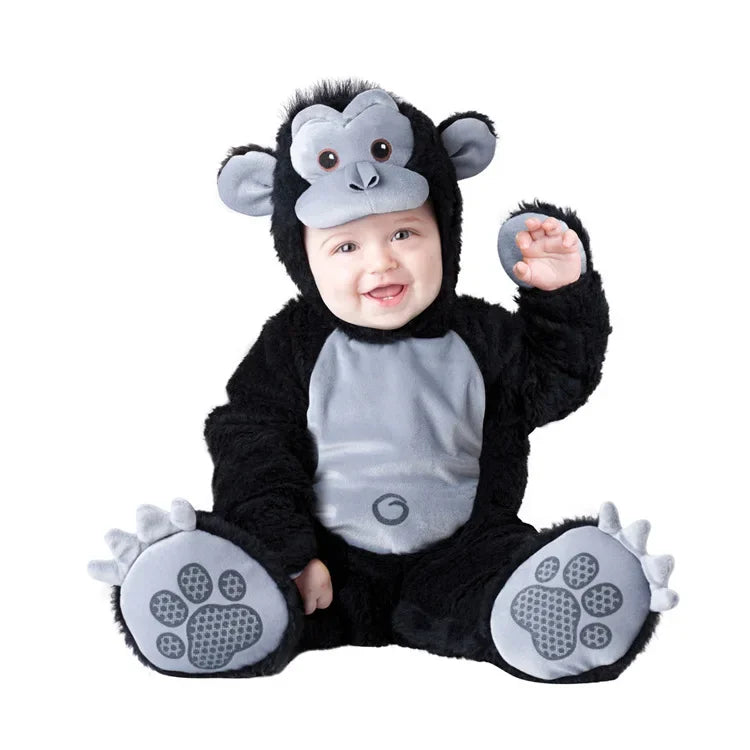 Kids Animal Halloween Costume – Baby & Toddler Fancy Dress Cosplay Outfit for Boys & Girls, Horse, Shark, Bear, Giraffe & Spider